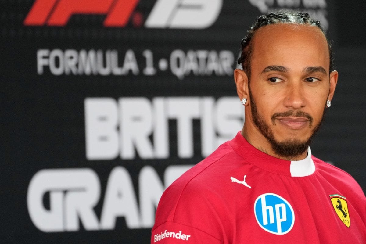 Home Sweet Home! Ferraris Lewis Hamilton Tops First Practice At Silverstone