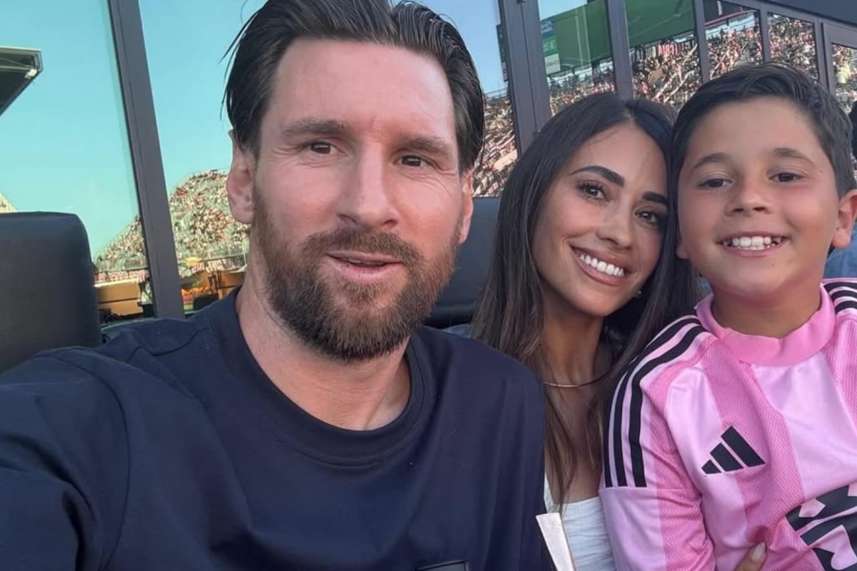 Lionel Messi Spends Time With Wife Antonela Roccuzzo And Son During Rest At Inter Miami