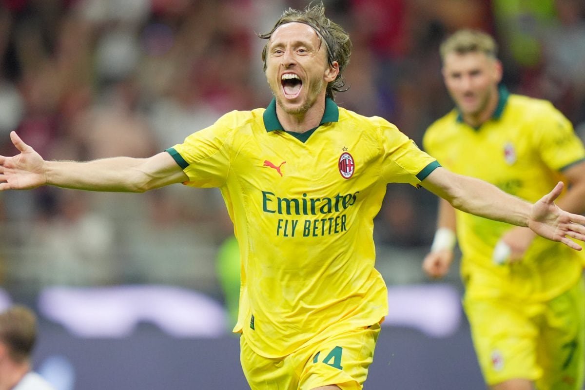 Luka Modric Shines With Debut Goal For AC Milan In 1-0 Win Over Bologna