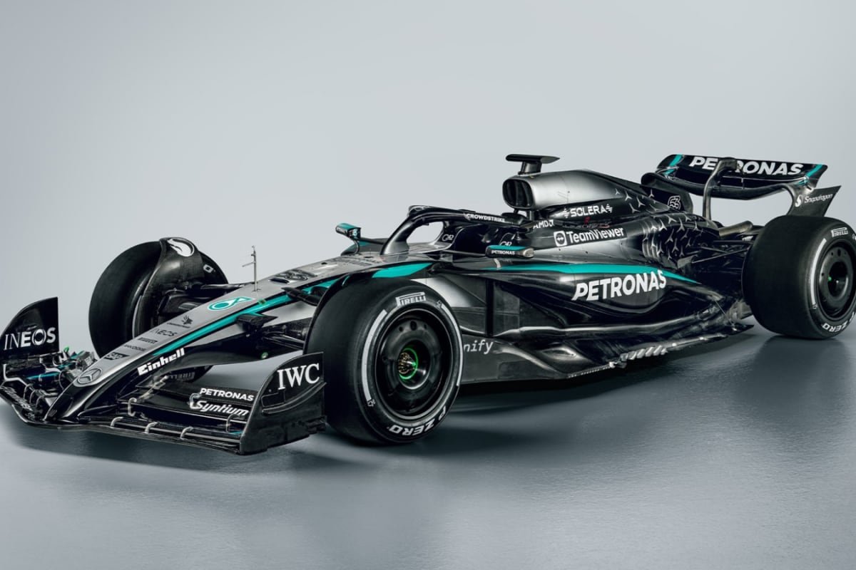 Mercedes Unveil 2025 F1 Car Ahead Of Pre-Season Testing With George Russell And Kimi Antonelli