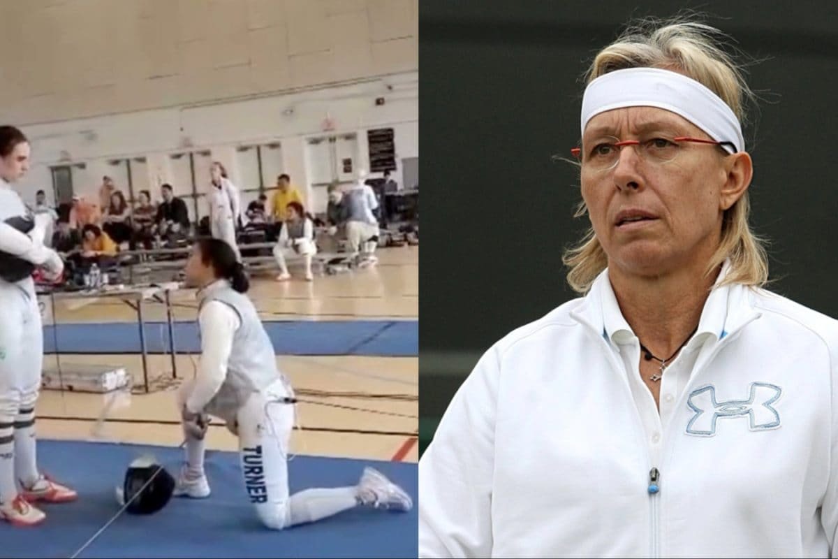 Martina Navratilova Defends Disqualified US Fencer For Refusing To Compete Against Transgender Opponent