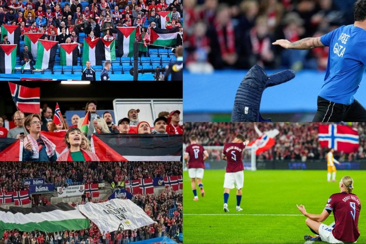 Flags, Flares And A Five-Goal Beating: Oslo Turns Pro-Palestine On Israel’s Long Night