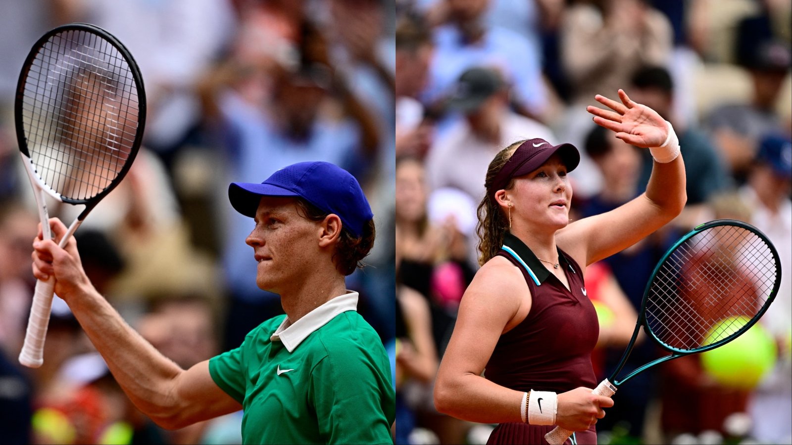 French Open 2025: Sinner Blitzes Into Last 16; Andreeva, Pegula Advance