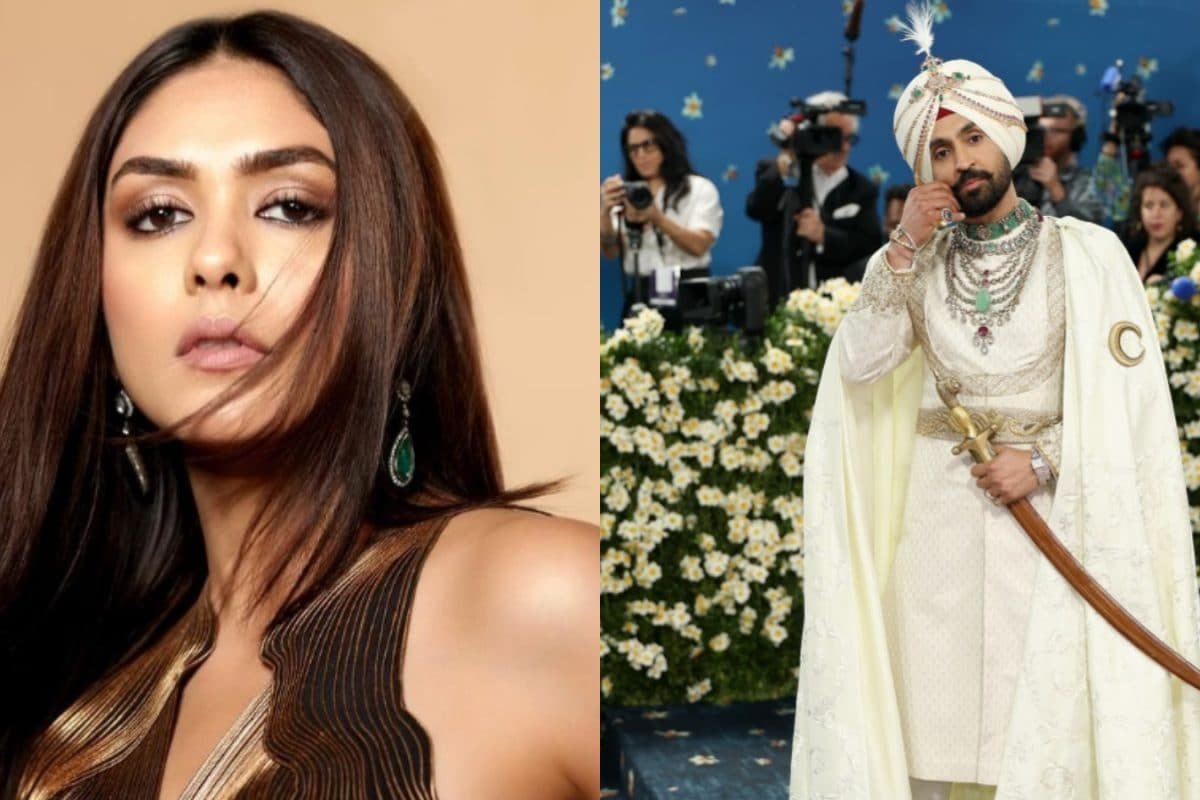 Mrunal Thakur Is Impressed With Diljit Dosanjh’s MET Gala 2025 Look, Says ‘Hands Down’