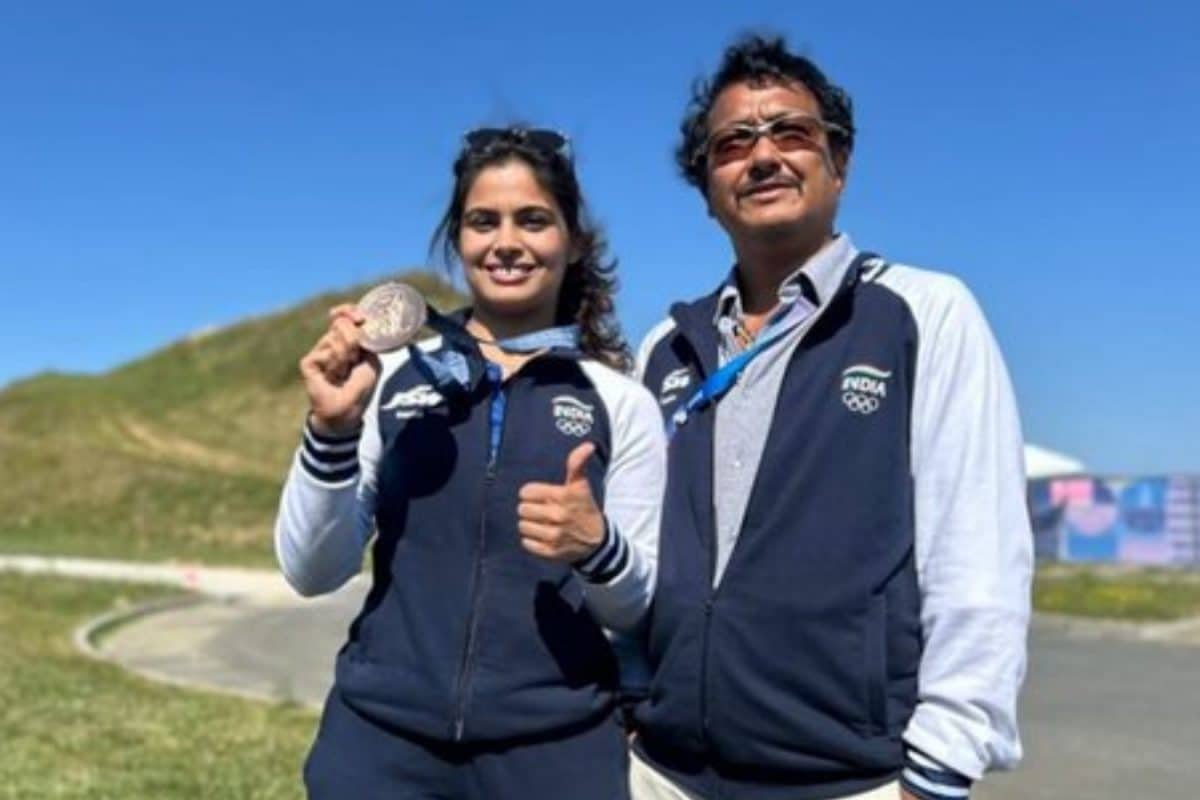 For Me, He Is My Coach: Manu Bhaker Reaffirms Jaspal Ranas Role As Personal Caoch