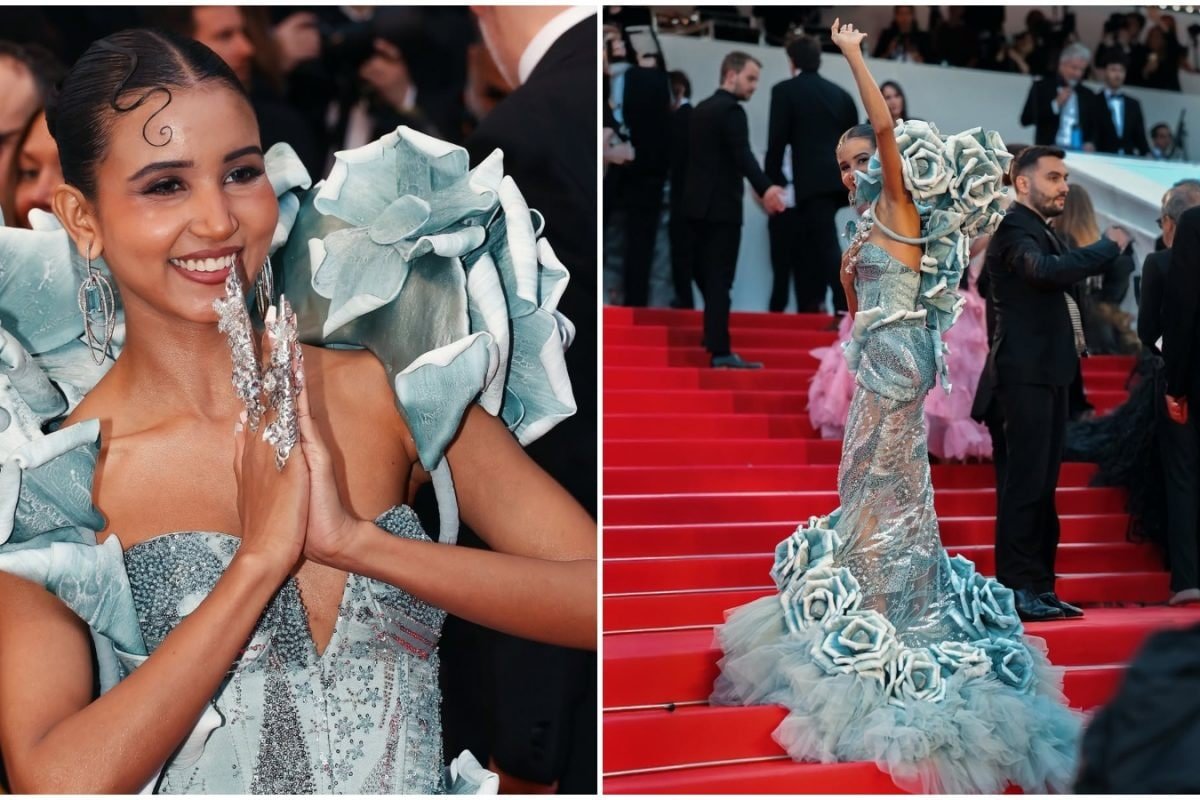 Cannes 2025: Nancy Tyagi Returns To Red Carpet In Self-Designed Gown