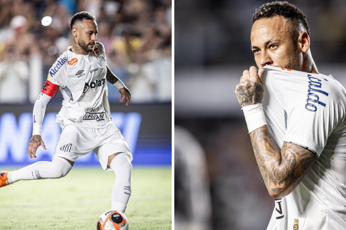Watch: Neymar Scores His First Goal Since Returning To Santos In Brazil