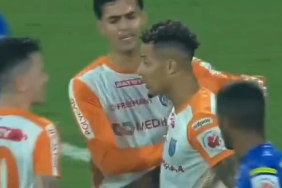 Watch: Kerala Blasters Adrian Luna, Noah Sadaoui Engage In Heated Verbal Clash Vs Chennaiyin FC