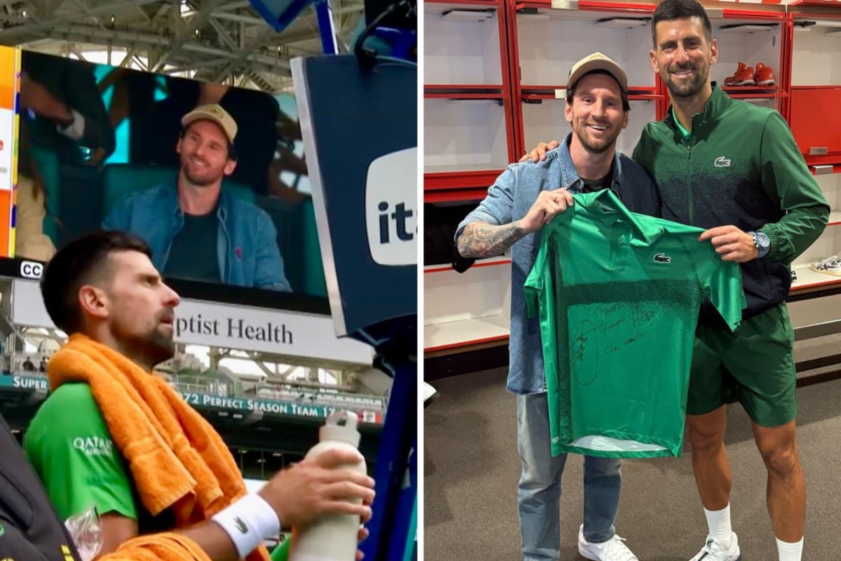 Novak Djokovic On Lionel Messi Watching Him Play: Brings Me Great Joy And Excitement But Also A Little Pressure