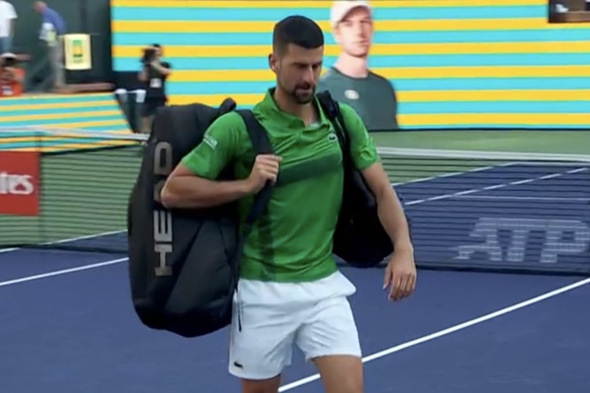 Novak Djokovic Crashes Out Of Indian Wells Opener To Lucky Loser Botic Van De Zandschulp