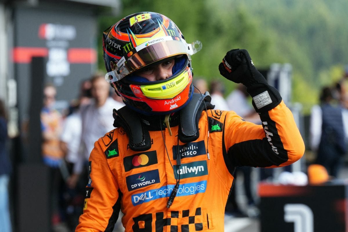 Oscar Piastri Powers To Sprint Pole With Record-Breaking Lap At Belgian GP