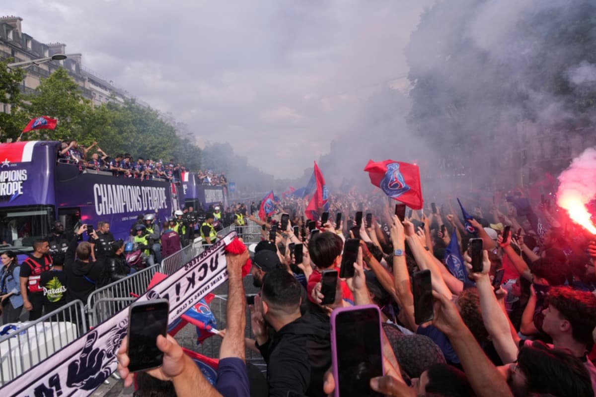 French Police Detain Fans During PSG Champions League Triumph Celebrations