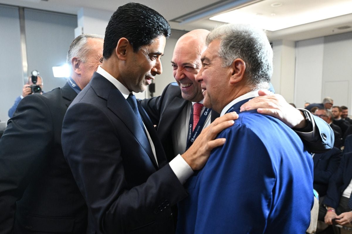 Is This The Death Of The European Super League? Barcelonas Laporta Embraces PSGs Al-Khelaifi; Set To Rejoin EFC
