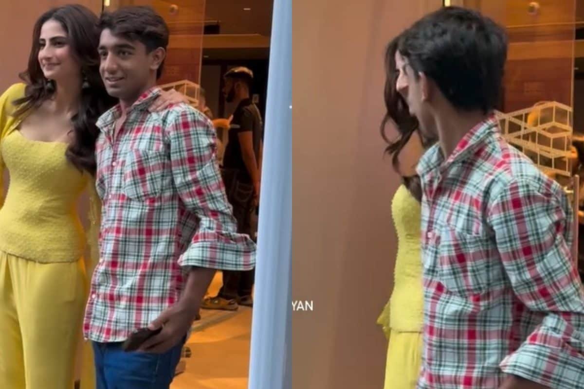 Palak Tiwari Greets Paps With A Smile, Spotted Clicking Photos With A Fan | Watch