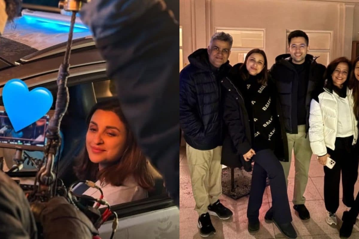Parineeti Chopra Drops BTS Glimpses Featuring Hubby Raghav Chadha From The Shoot Of Upcoming Series