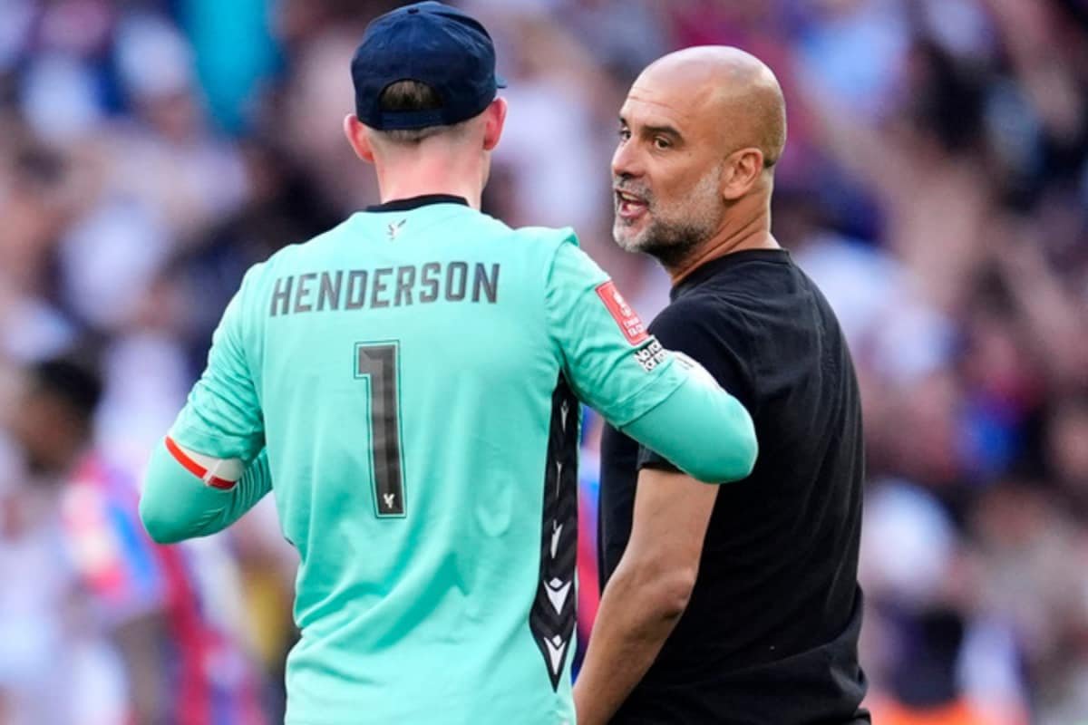 Pep Guardiola And Time-Wasting Dean Henderson Clash After FA Cup Final: Watch