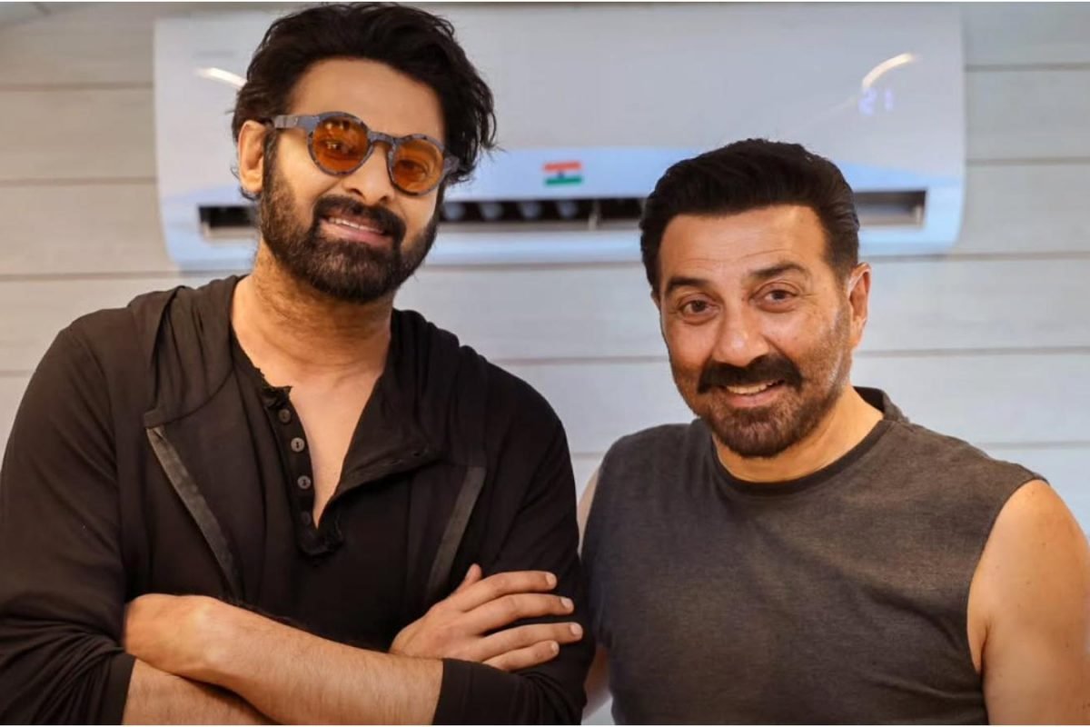 Prabhas Visits Sunny Deol On Sets Of Jaat Ahead Of Film’s Release: ‘Two Icons Of Action Cinema’ | PICS