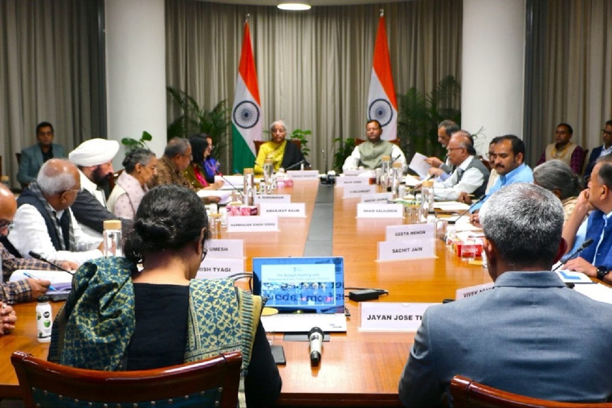 FM Nirmala Sitharaman Holds Pre-Budget Consultations With Trade Unions Ahead Of Union Budget 2026-27