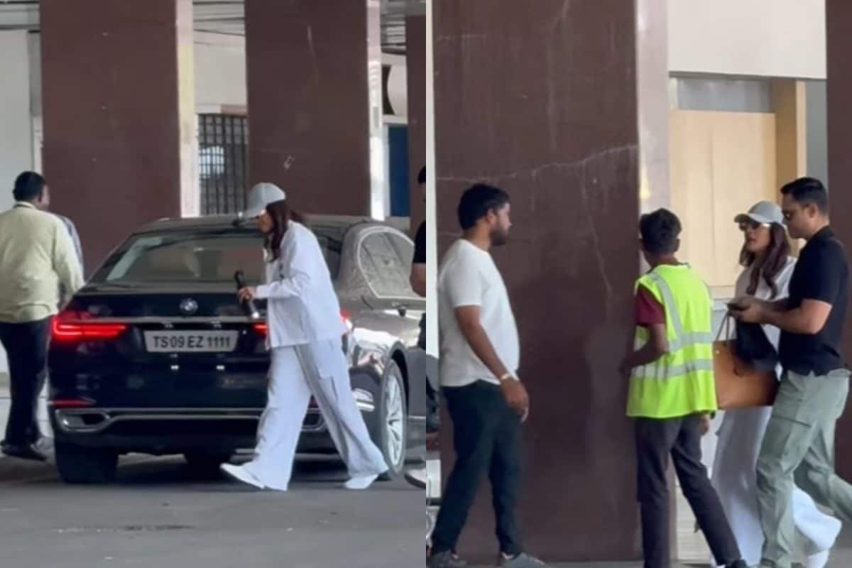 Priyanka Chopra Takes Break From SSMB29 Shoot, Flies Out Of Hyderabad Ahead Of Brother’s Wedding | Video