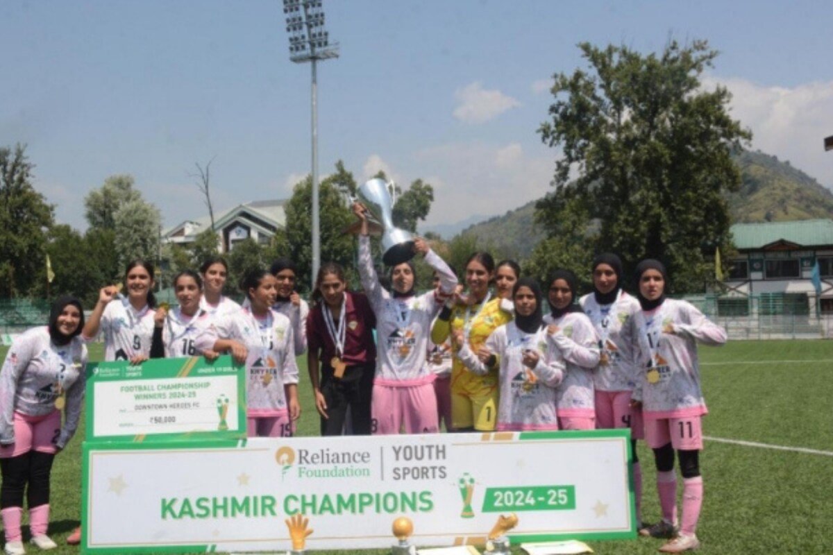 Reliance Foundations Kashmir U19 Girls Football Tournament Concludes With A Thrilling Finale