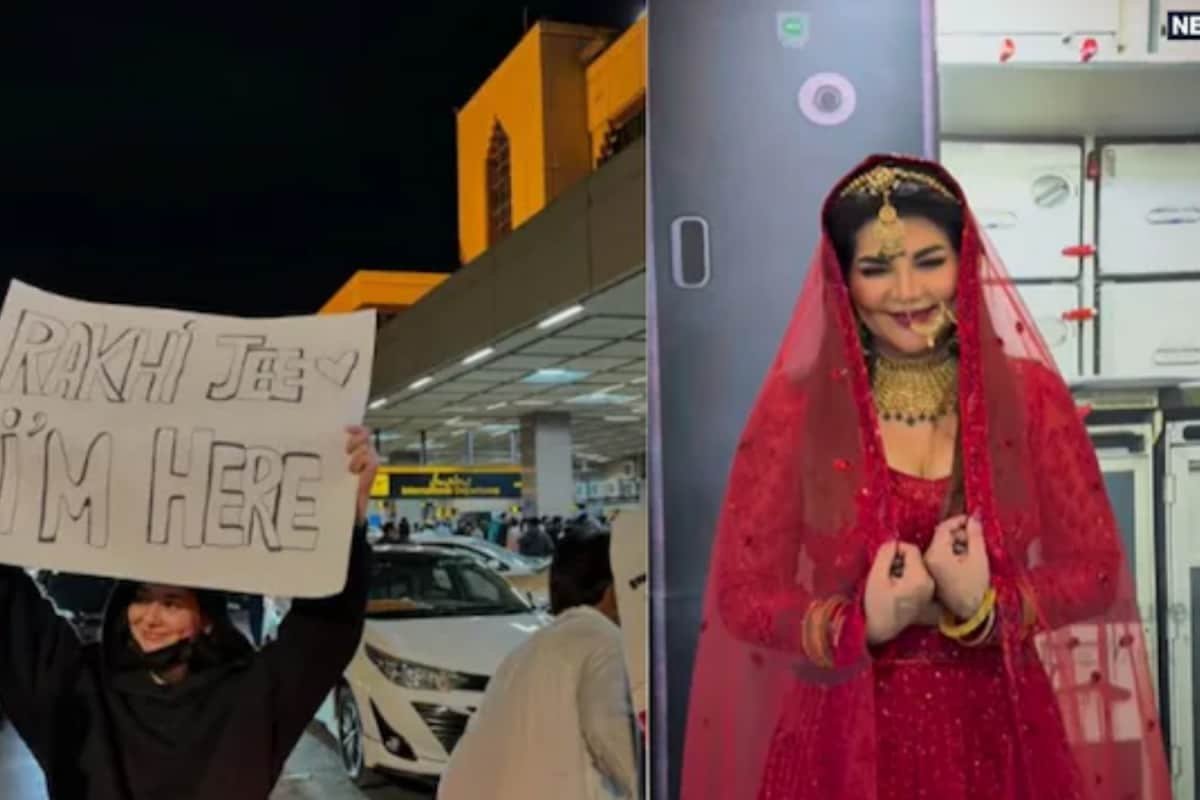 Pakistani Actresss Airport Placard For Rakhi Sawant Sparks Social Media Frenzy