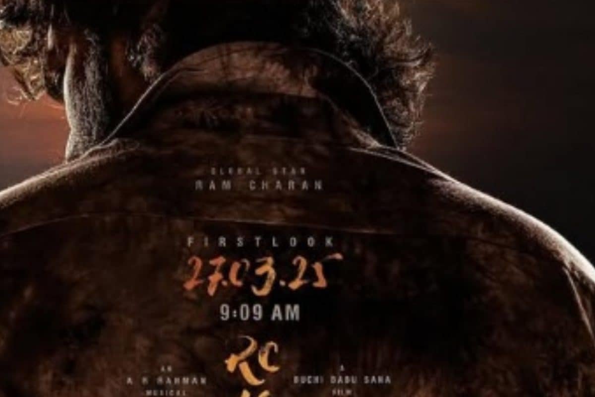 Janhvi Kapoor Teases Fans With New Poster Of RC16 Featuring Ram Charan, First Look Out On THIS Date