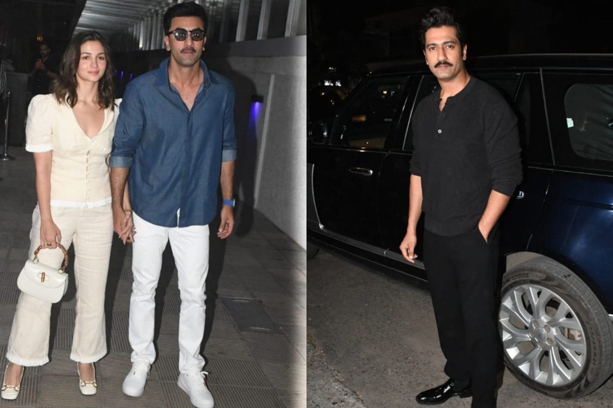Ranbir Kapoor-Alia Bhatt Arrive Hand-In-Hand At Sanjay Leela Bhansalis Bash; Vicky Kaushal Goes Solo