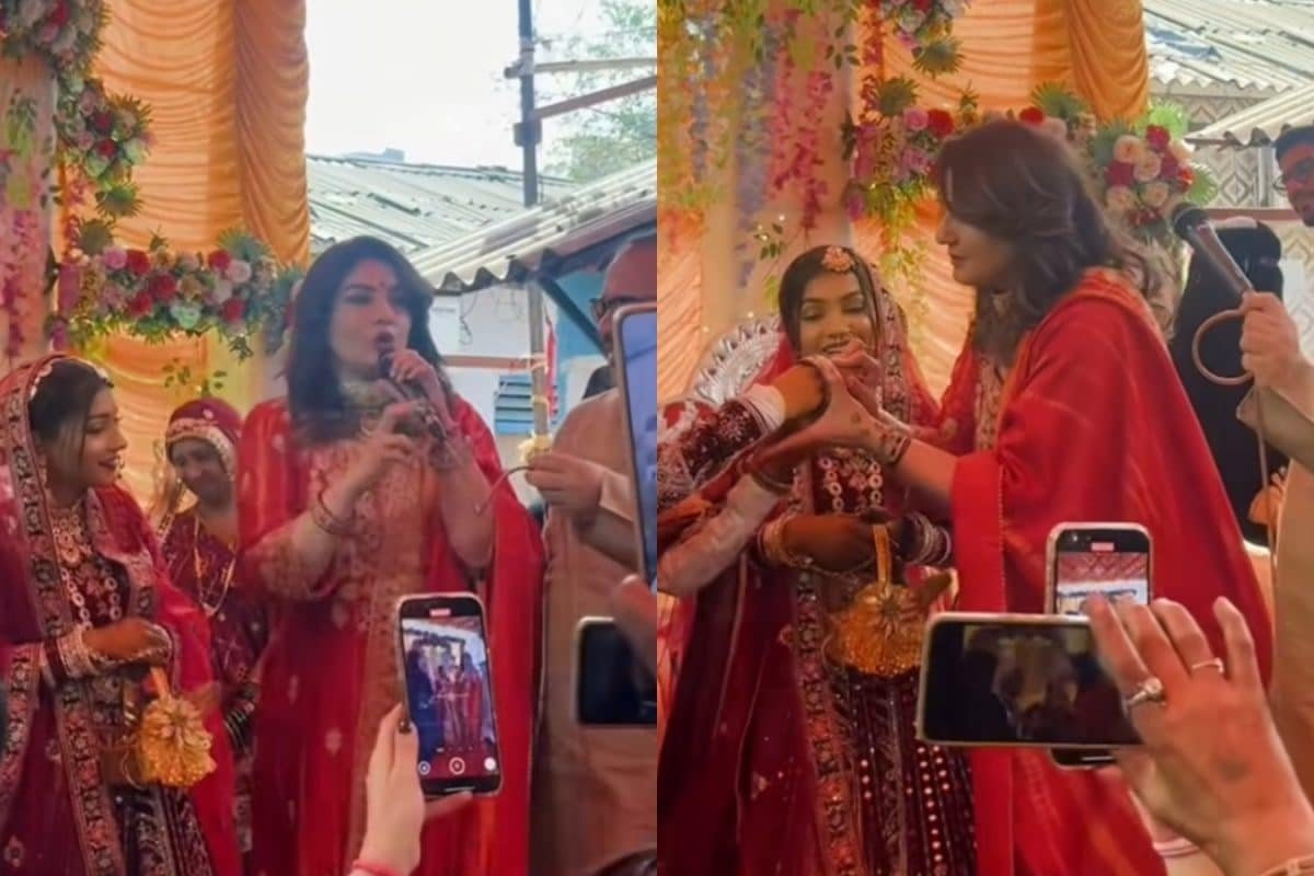 Raveena Tandon Gifts Her Cherished Wedding Bangles To Couple At Mass Marriage Event; Fans React