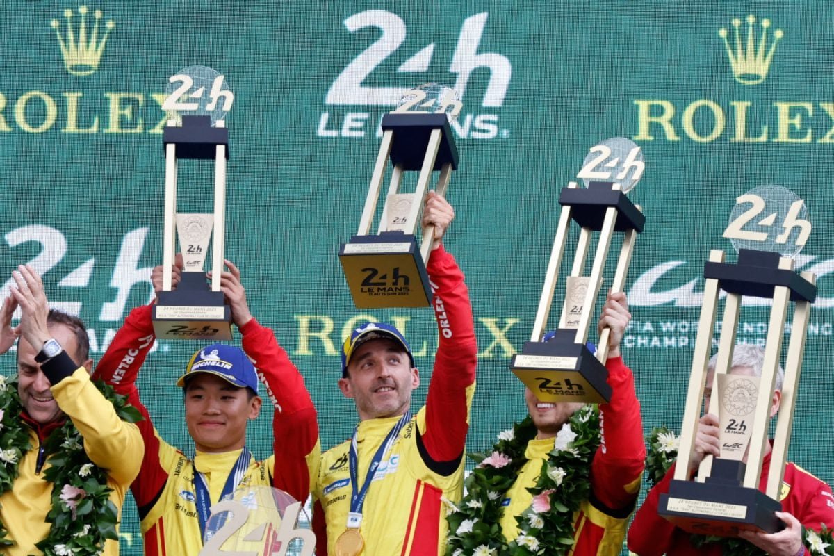 Former F1 Driver Robert Kubica Wins 24 Hours Of Le Mans