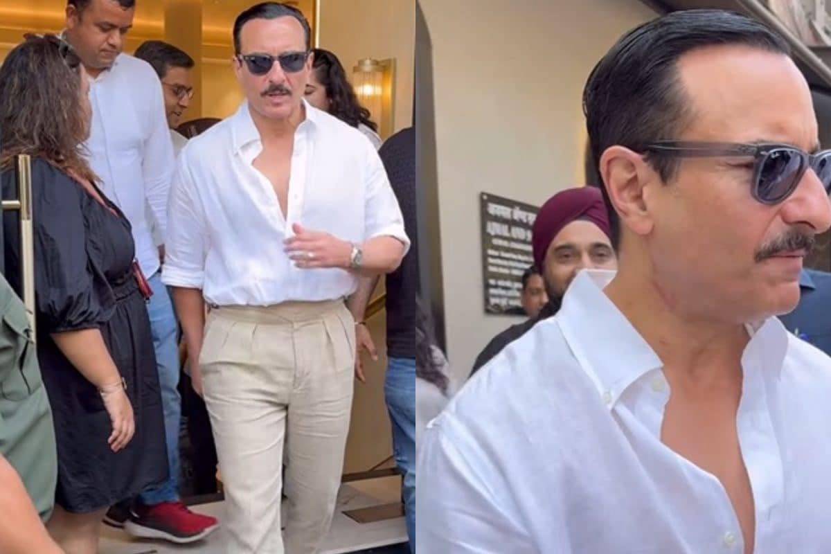 Saif Ali Khan Makes A Stylish Appearance As He Steps Out In The City, Fans React | Watch
