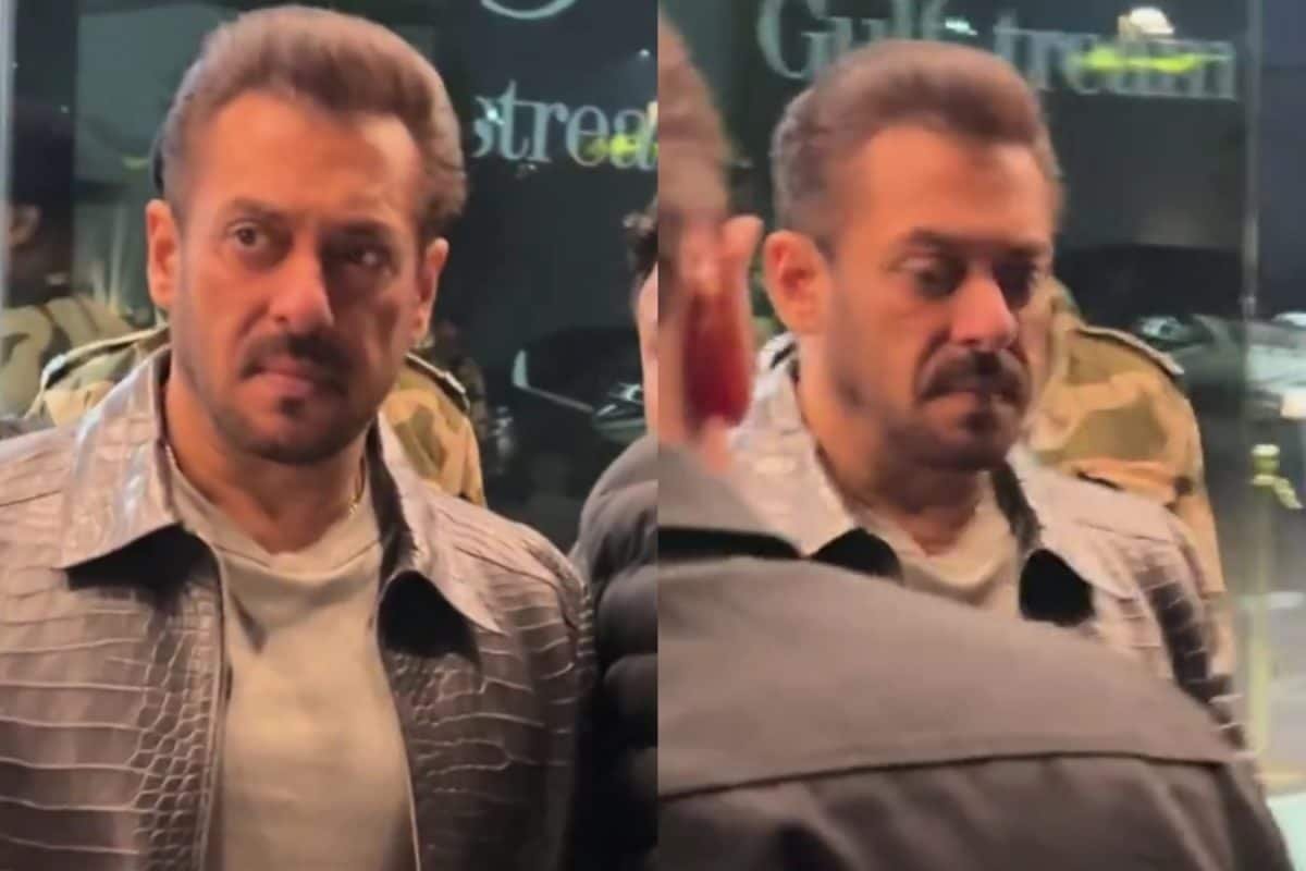 Salman Khan Spotted At Delhi Airport Looking Exhausted; Fans Notice His Grumpy Mood