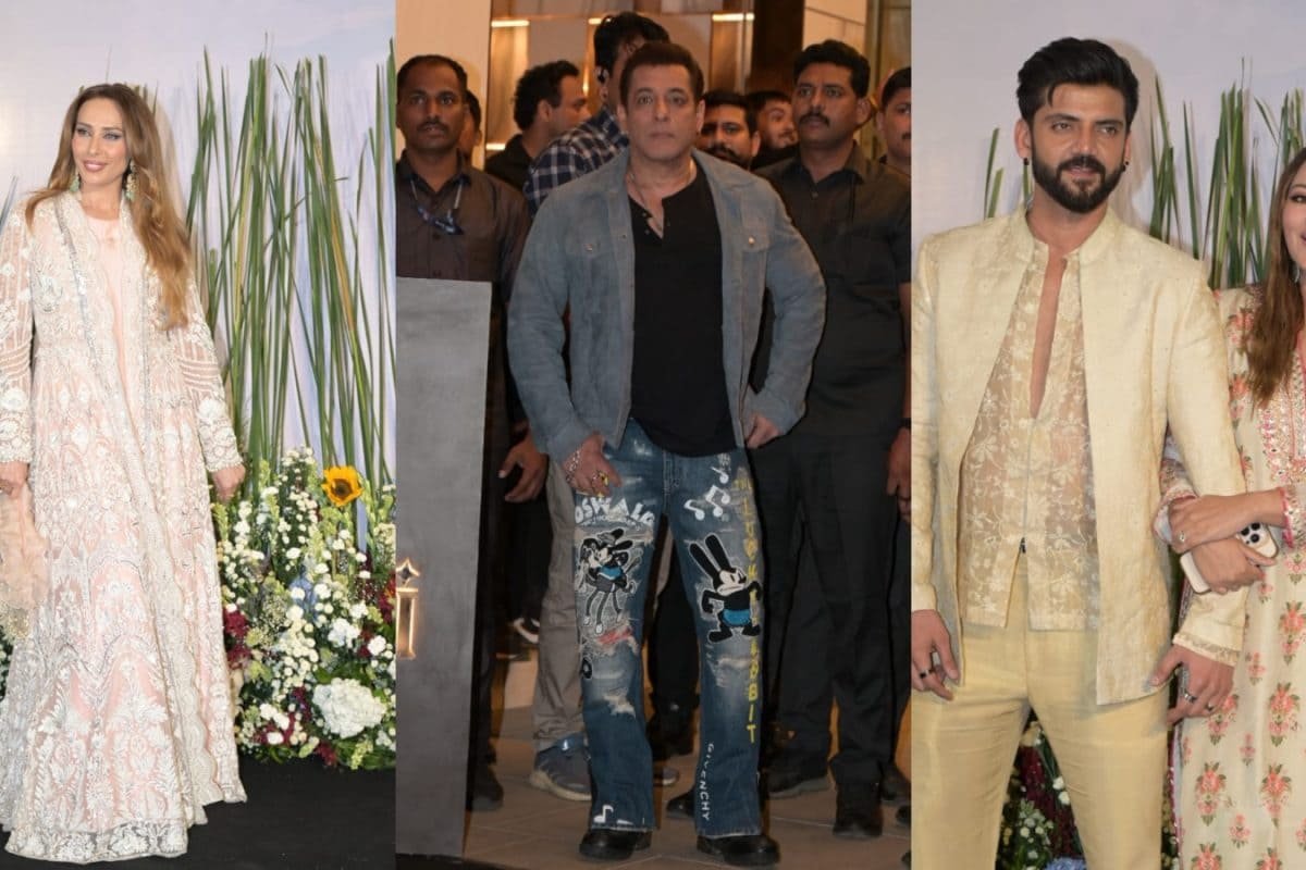 Salman Khan Hosts Eid Bash, Ditches Traditional For Cartoon-Themed Pants; Bollywood Arrives In Style