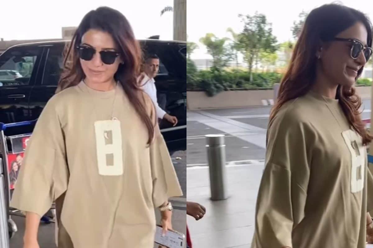 Samantha Ruth Prabhu Greets Paps With A Smile, Gets Papped In Casuals At Airport | Watch