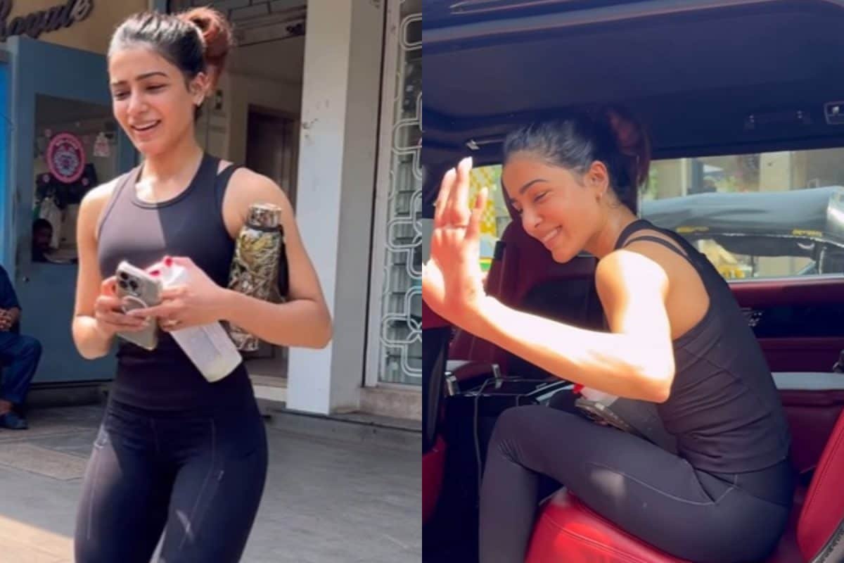 Samantha Ruth Prabhu Greets Paps With A Smile, Gets Snapped Post Workout Session | Watch
