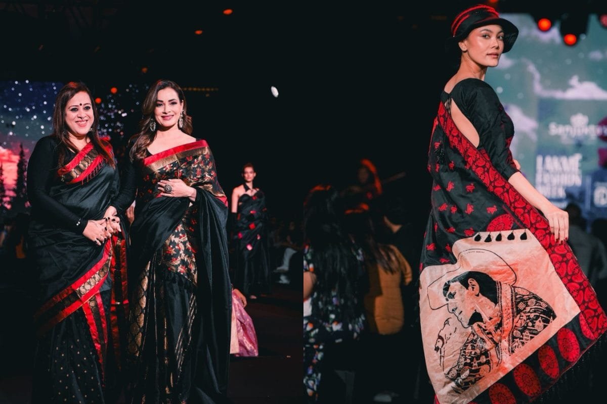 Lakmé Fashion Week 2025: Sanjukta Dutta Pays Tribute To Zubeen Garg With Handwoven Saree In ‘Gadhuli’ Collection