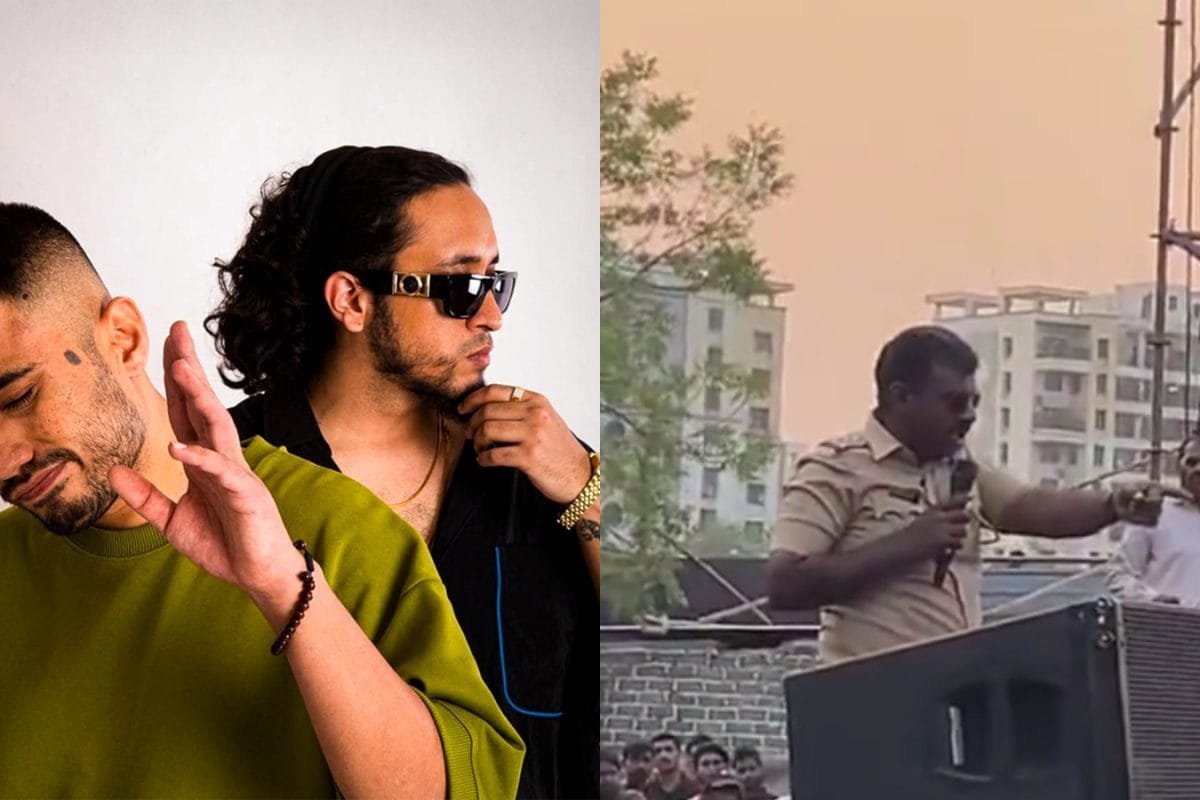 Kutte Chal Peeche: Man In Police Uniform Hurls Expletives At Crowd During Seedhe Maut Concert | WATCH