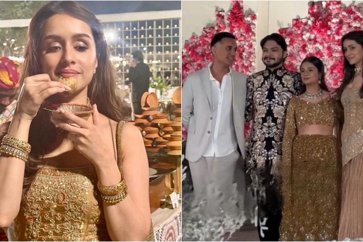 Shraddha Kapoor Enjoys ‘Unlimited’ Pani Puri, Poses With Rumoured BF Rahul Mody At A Wedding | PICS