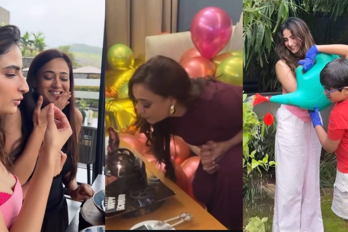 Shweta Tiwari Shares Beautiful Glimpses From Her Birthday Bash; Fans Adore Her Bond With Palak And Reyansh