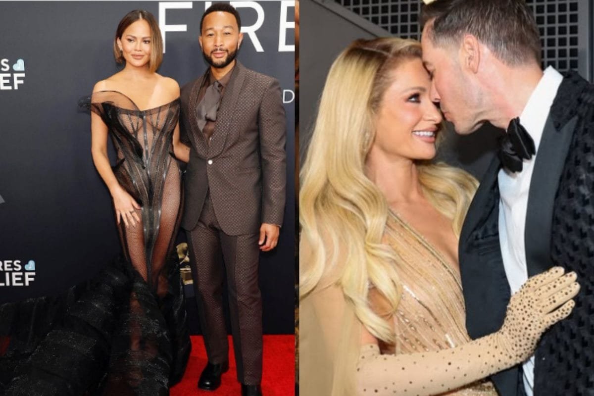 From John Legend-Chrissy Teigen To Paris Hilton-Carter Reum, 5 Best-Dressed Couples At Grammys