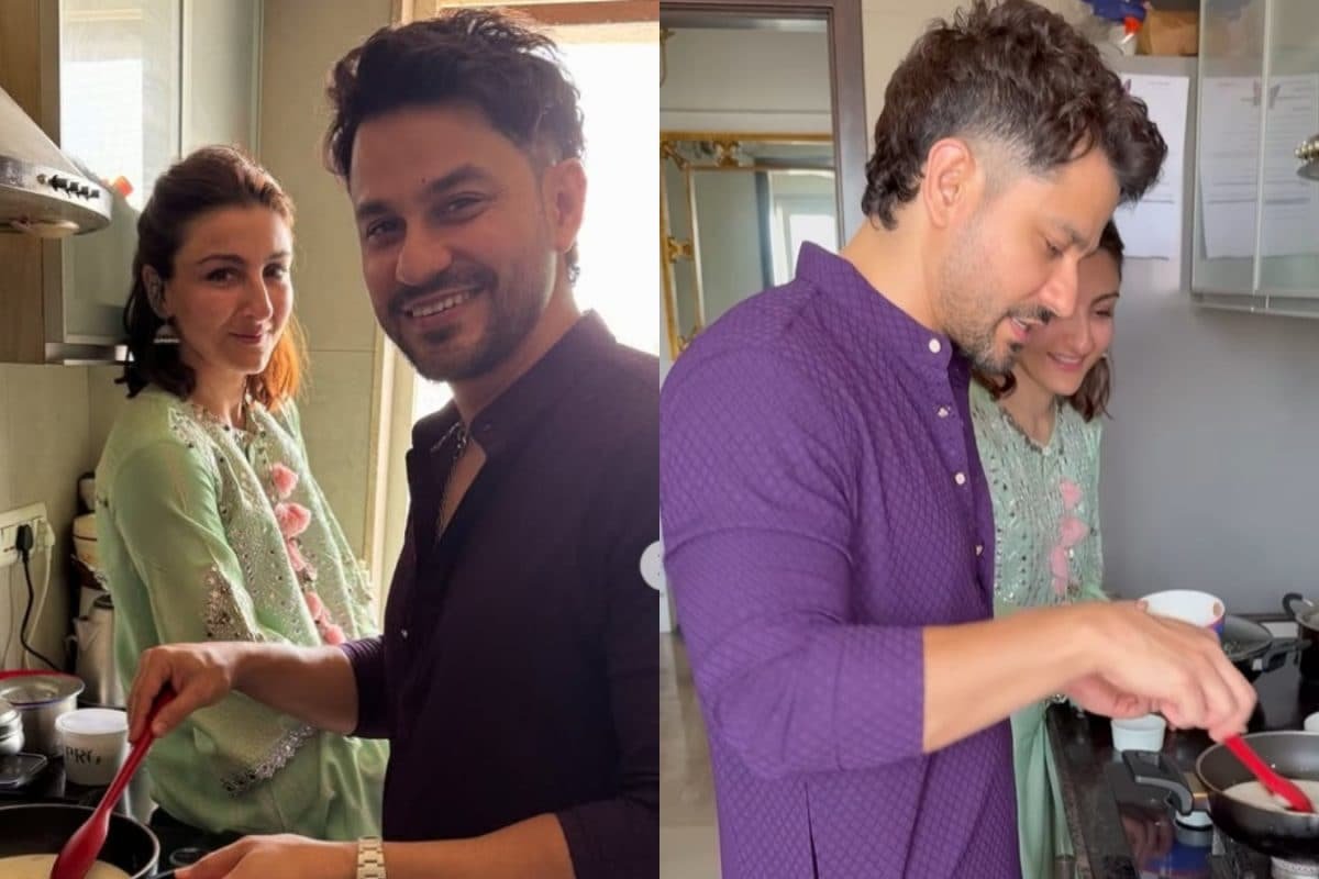 Soha Ali Khan Shares Glimpse Of Cooking Seviyan With Hubby Kunal Kemmu On Eid, Fans React | Watch