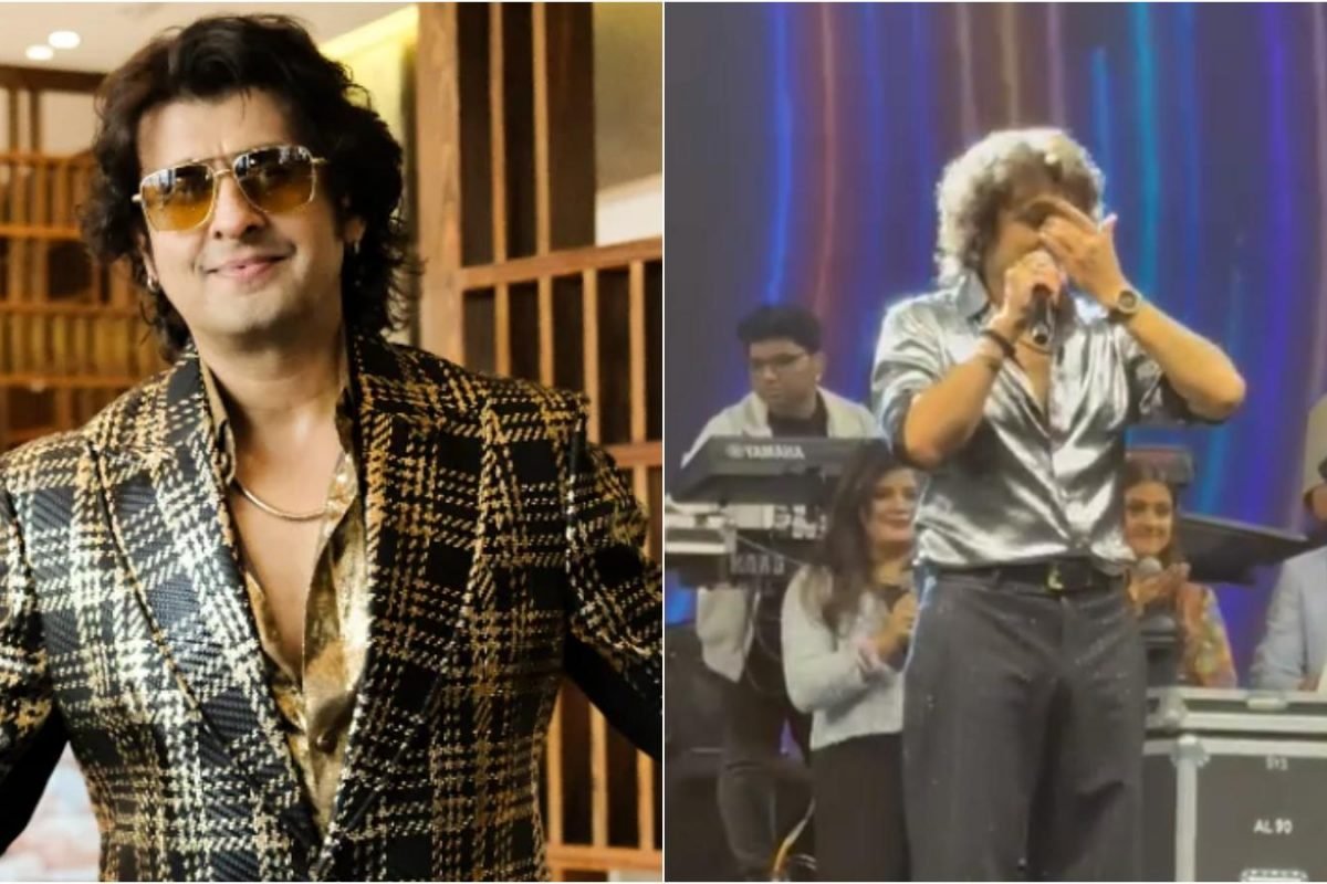 Sonu Nigam Gets Emotional Singing Mere Dholna For First Time On Stage: ‘I Used To Cry Like This When…’ | Video