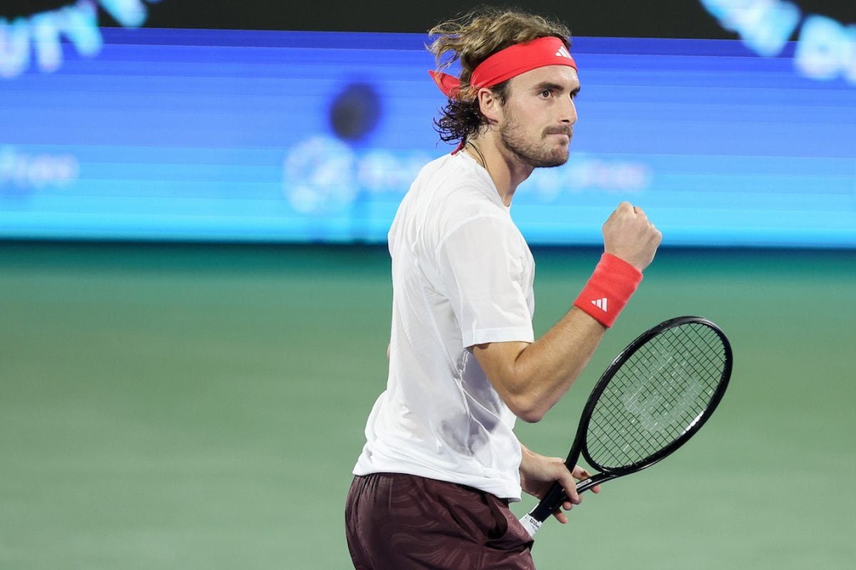 Dubai Duty Free Tennis Championships: Stefanos Tsitsipas Wins In Opening Round