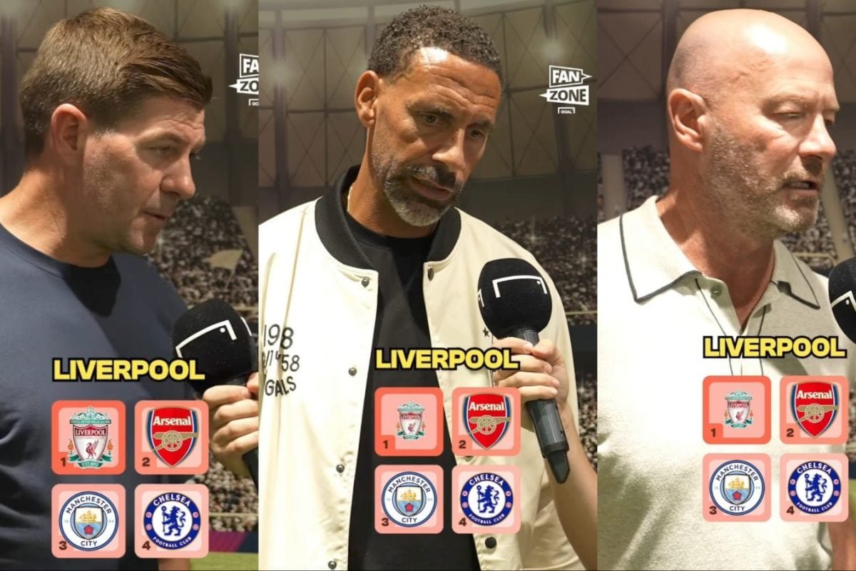 Steven Gerrard And Rio Ferdinand Make Their Premier Leagues Top 4 Prediction