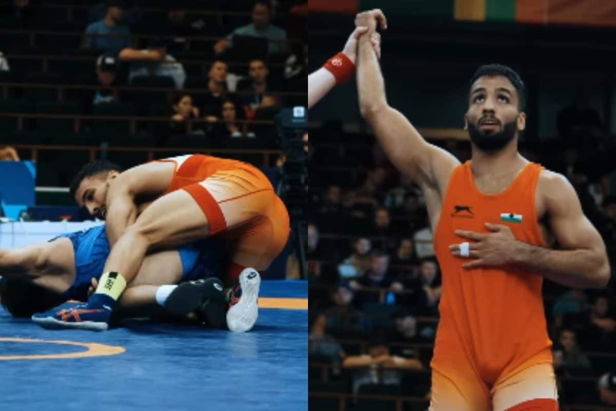 Indian Wrestler Sujeet Kalkal Wins 65Kg Freestyle Gold At U23 World Championships