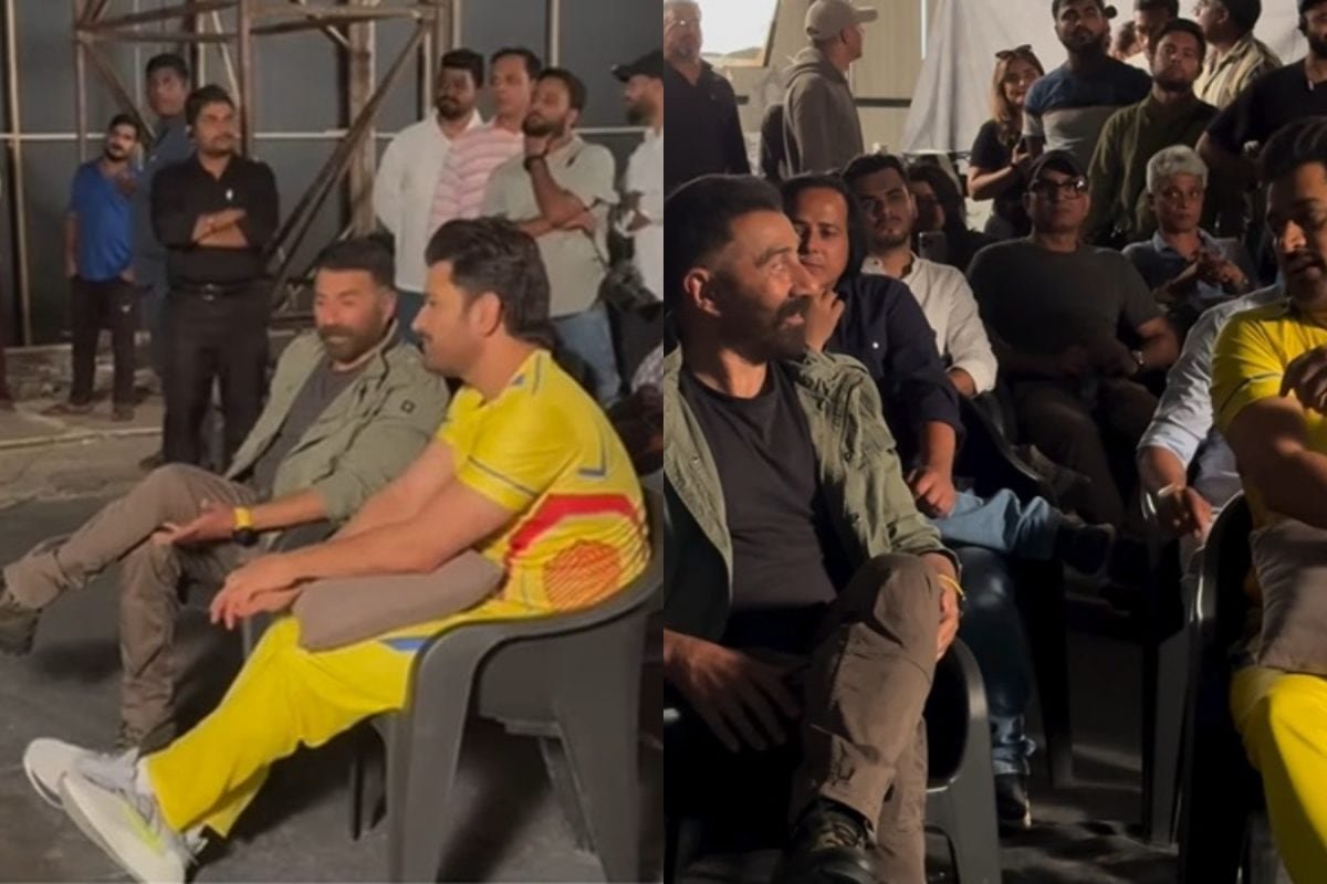 Sunny Deol And MS Dhoni Enjoy India Vs Pakistan Champions Trophy Match, Video Goes Viral | Watch