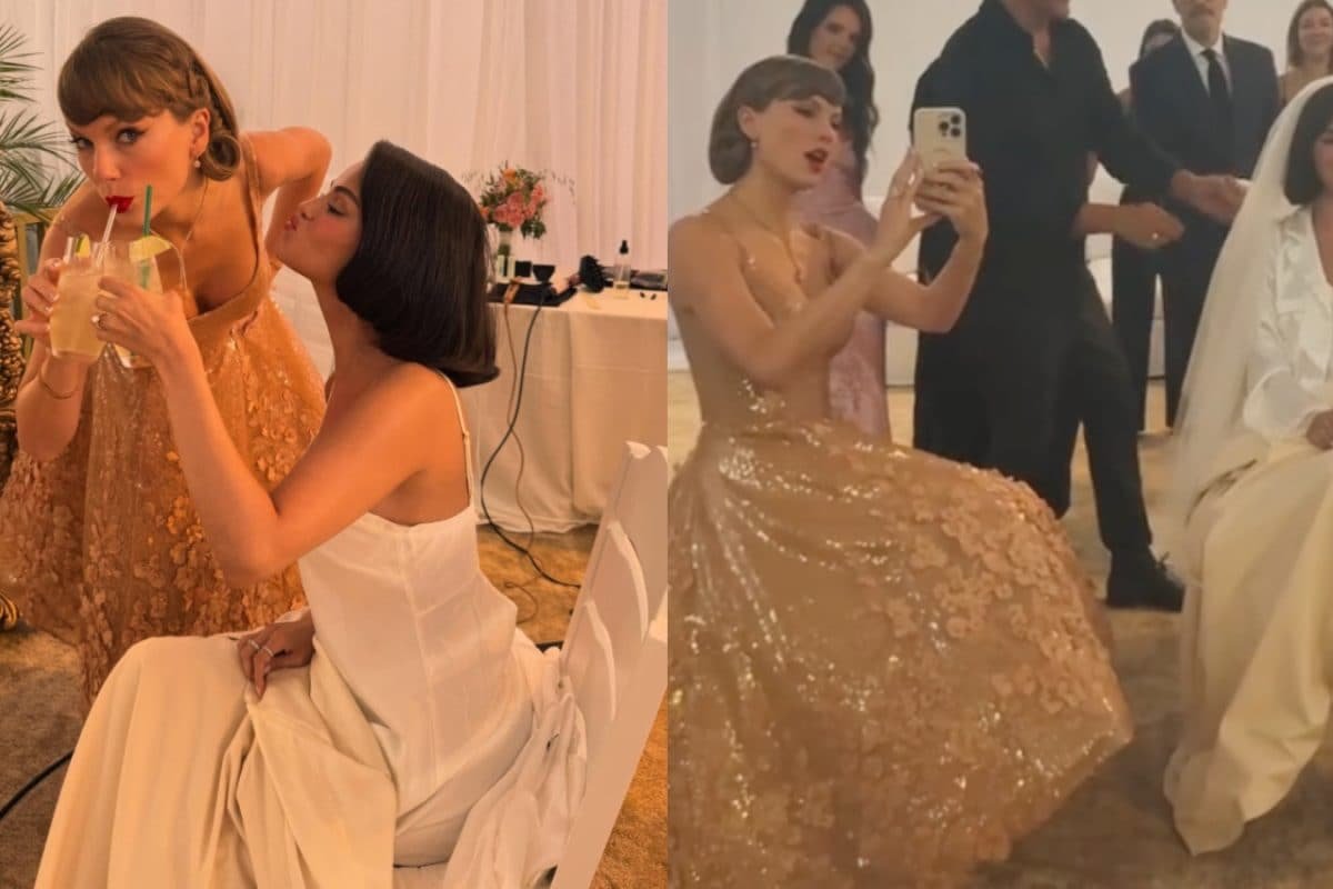 Taylor Swift Gushes Over Bride Selena Gomez In Unseen Video: ‘Just Look At Her’ | Watch