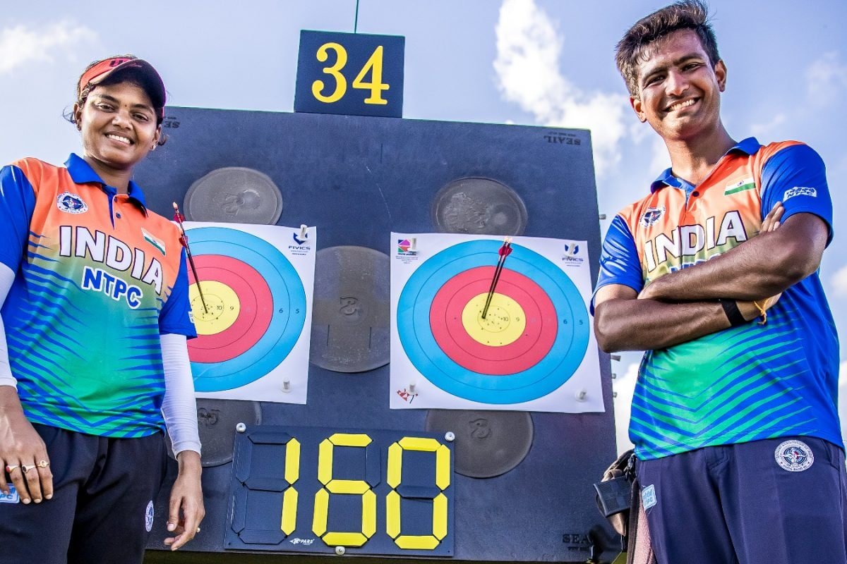 Archery Worlds 2025: Indias Jyothi Vennam, Rishabh Yadav Bag Silver In Compound Mixed Team Final