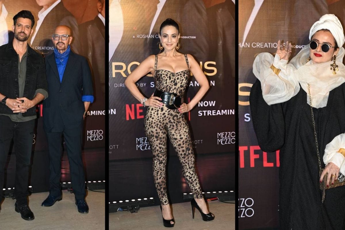 Rekha, Jackie Shroff, Ameesha Patel Join Hrithik Roshan And Family At The Roshans Success Bash
