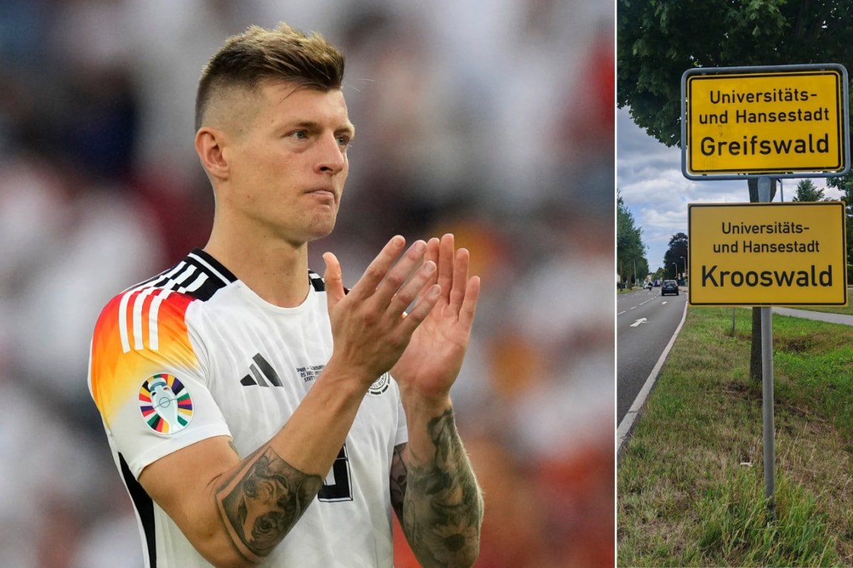 Toni Kroos Receives State Order of Merit As Greifswald Is Renamed Krooswald