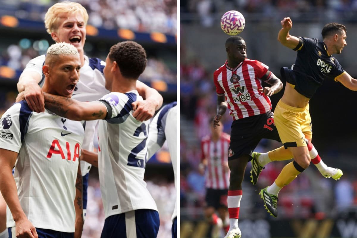 Premier League: Tottenham Hotspur Beat Burnley 3-0; Sunderland Upset West Ham 3-0